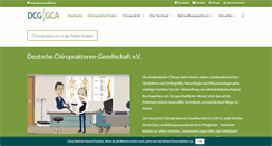 Desktop Screenshot of chiropraktik.de