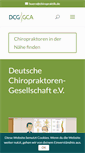 Mobile Screenshot of chiropraktik.de