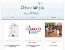 Tablet Screenshot of chiropraktik.eu